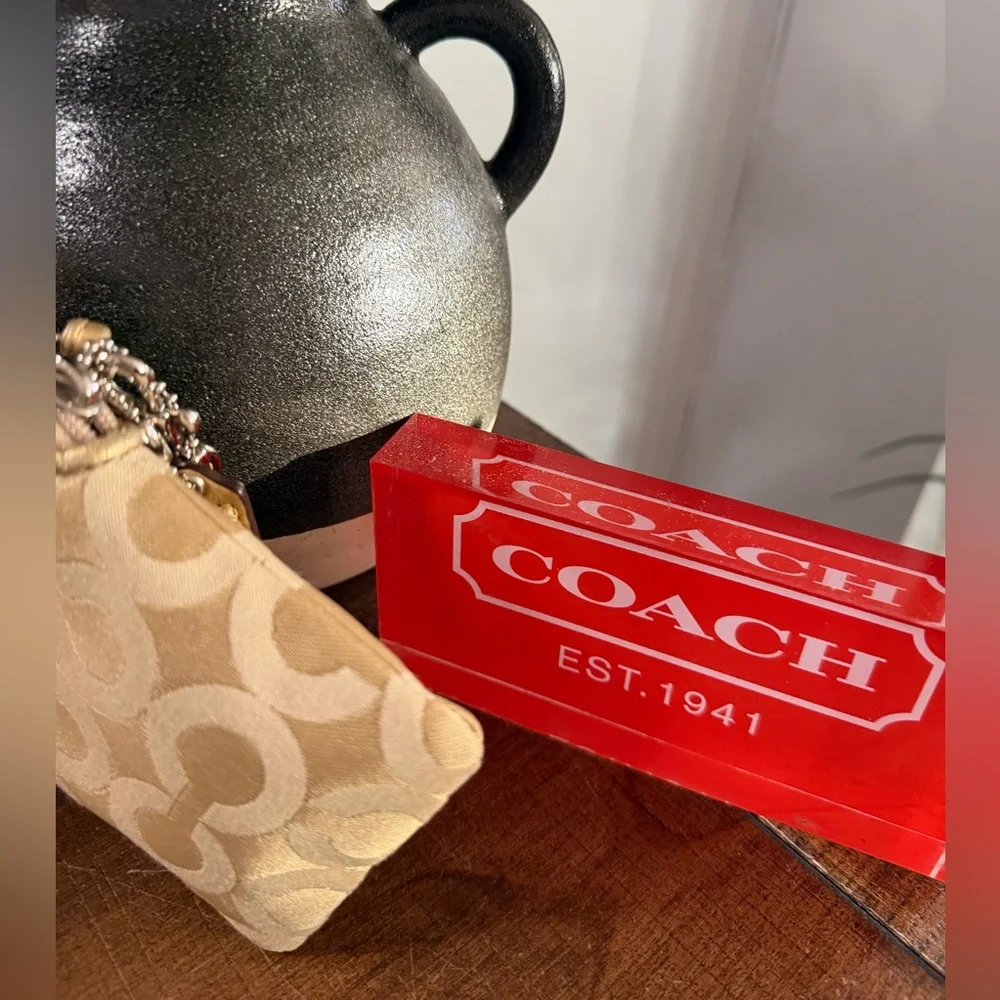 Coach Poppy Chan “Goldy” Wristlet - Picture 6 of 12